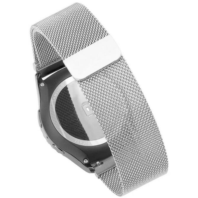 Металевий ремінець Milanese Loop для Samsung Gear S3 сірий Металлический ремешок Milanese Loop для Samsung Gear S3 серый