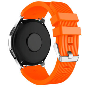 Силіконовий ремінець Galaxy для Samsung Gear S3 / Samsung Galaxy Watch 46mm помаранчевий
