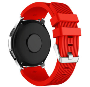 Силіконовий ремінець Galaxy для Samsung Gear S3 / Samsung Galaxy Watch 46mm червоний