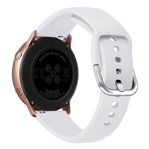 Силіконовий ремінець Normal для Samsung Galaxy Watch Active (1,2) / Samsung Galaxy Watch 42mm білий