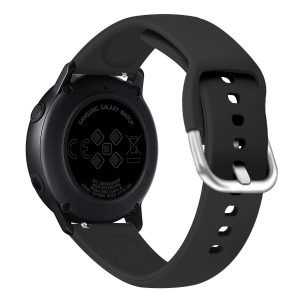 Силіконовий ремінець Normal для Samsung Galaxy Watch Active (1,2) / Samsung Galaxy Watch 42mm чорний