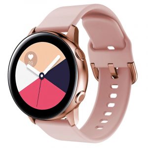 Силіконовий ремінець One для Samsung Galaxy Watch Active (1,2) / Samsung Galaxy Watch 42mm рожевий
