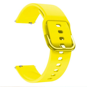 Силіконовий ремінець One для Samsung Galaxy Watch 4 / 5 / 6 жовтий 20mm
