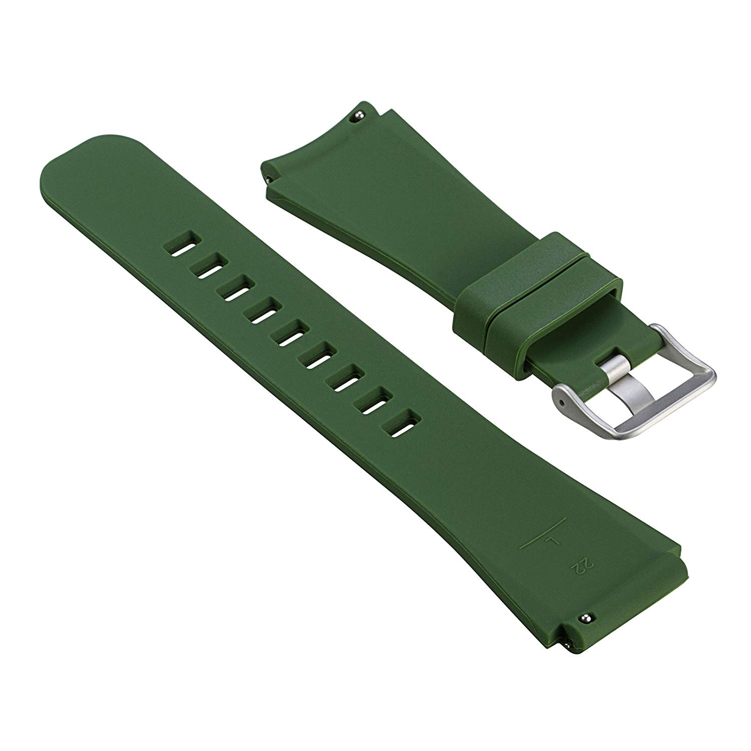 silikonovyj-remeshok-dlja-samsung-galaxy-watch-3-45mm-tjomno-zelenyj-2