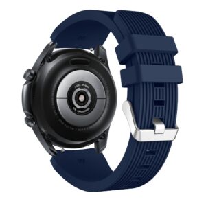 Силіконовий ремінець Galaxy для Samsung Galaxy Watch 3 45mm тёмно синій