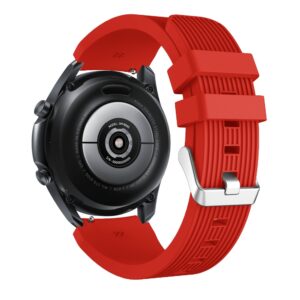 Силіконовий ремінець Galaxy для Samsung Galaxy Watch 3 45mm червоний