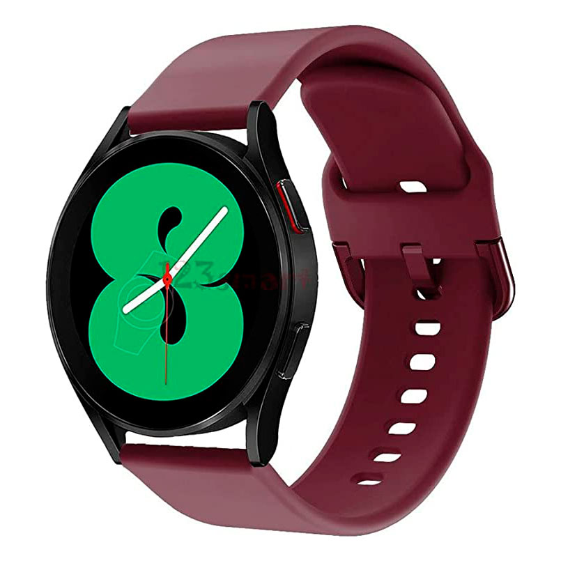 ilikonovij-reminecz-one-dlya-samsung-galaxy-watch-active-12-samsung-galaxy-watch-42mm-temno-vishnevij-2-2