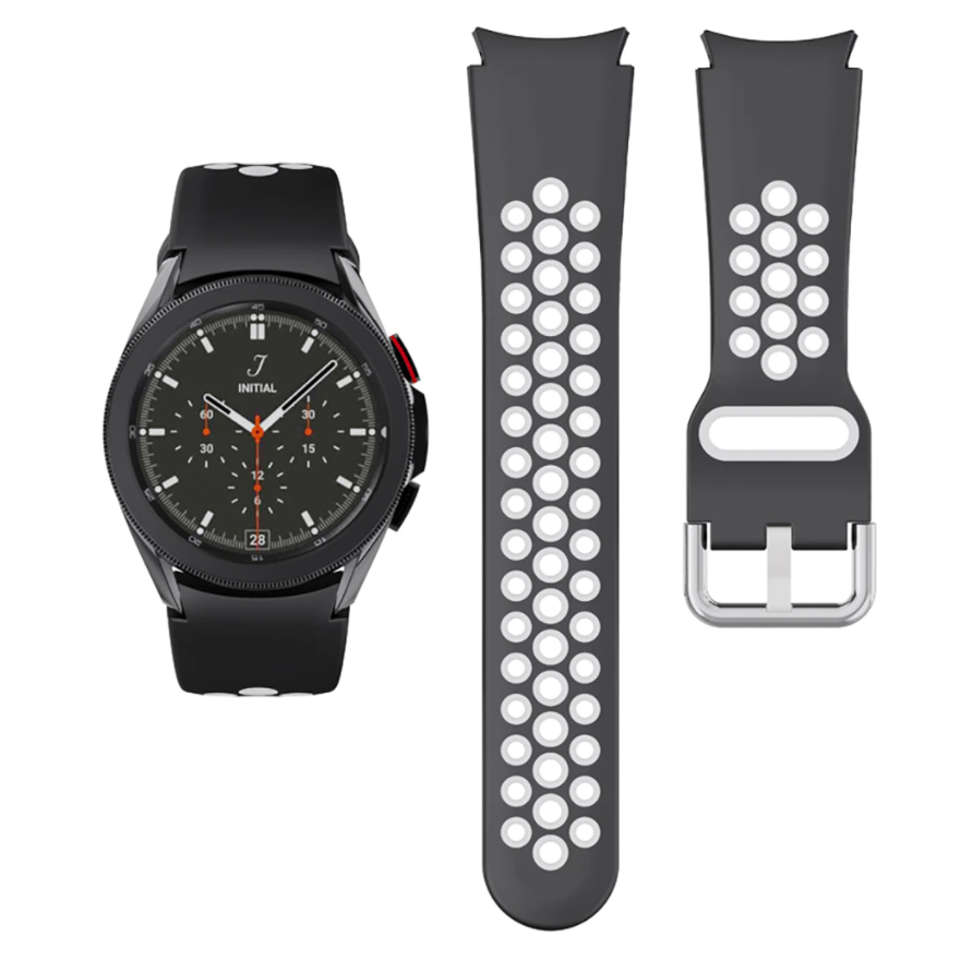 remeshok-perfarirovanniy-dlya-samsung-galaxy-watch-4-20mm-40-46-mm-cherno-beliy-3