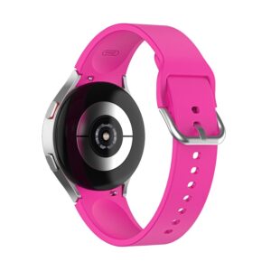 Силіконовий ремінець Galaxy OneLine для Samsung Galaxy Watch 4 / 5 / 6 рожевий 20mm L