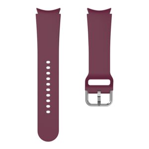 Силіконовий ремінець Galaxy OneLine для Samsung Galaxy Watch 4 / 5 / 6 темно червоний 20mm L