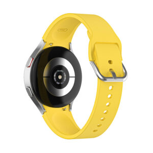 Силіконовий ремінець Galaxy OneLine для Samsung Galaxy Watch 4 / 5 / 6 жовтий 20mm L