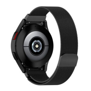 Металевий ремінець Milanese Loop Steel для Samsung Galaxy Watch 4 / 5 / 6 чорний 20mm
