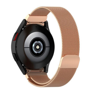 Металевий ремінець Milanese Loop Steel Samsung Galaxy Watch 4 / 5 / 6 рожево-золотий 20mm