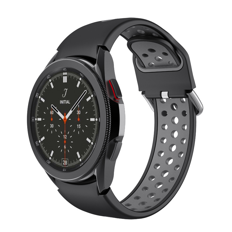 remeshok-perfarirovanniy-dlya-samsung-galaxy-watch-4-20mm-40-46-mm-cherno-seriy-1