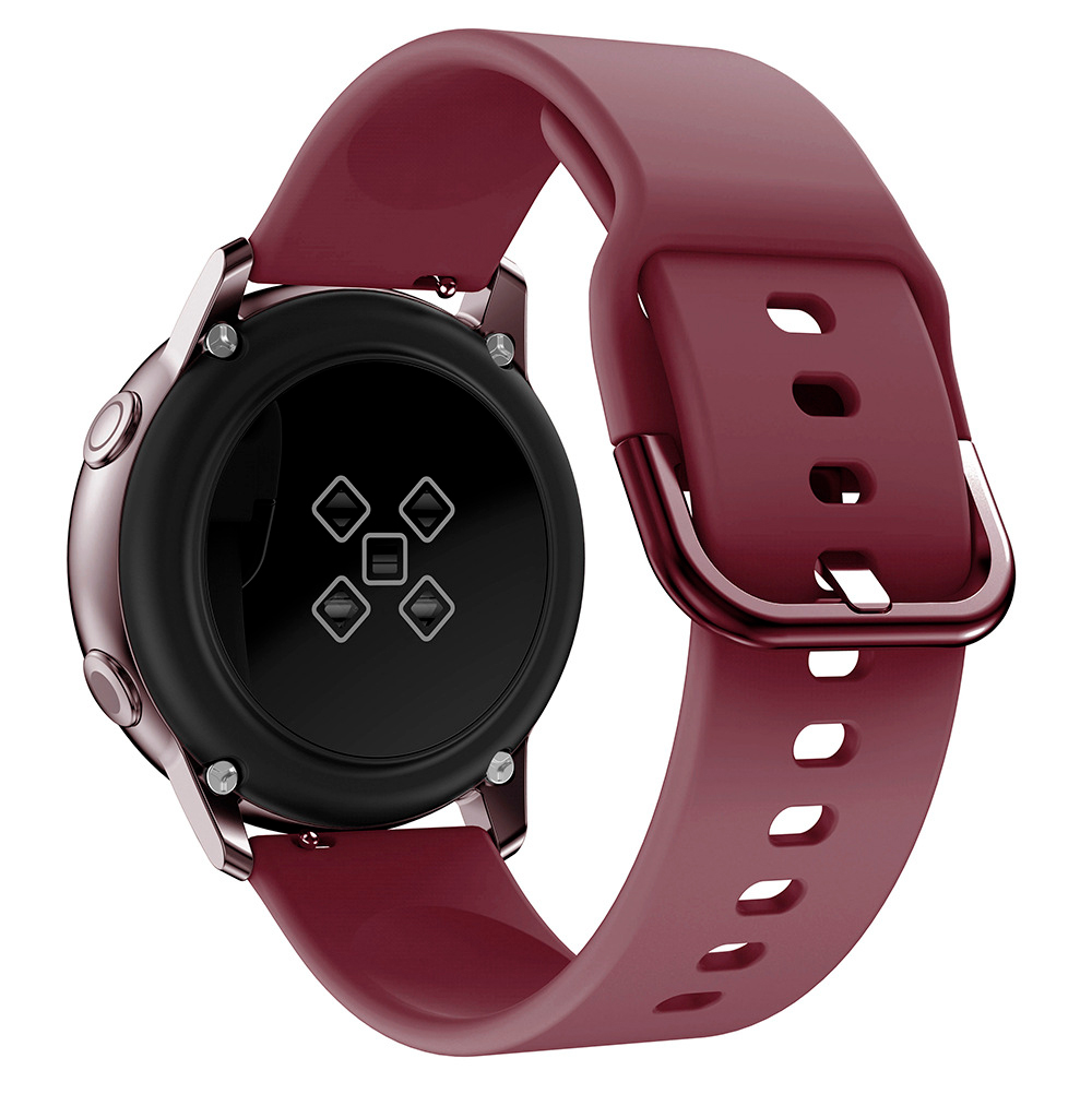 silikonovij-reminecz-one-dlya-samsung-galaxy-watch-active-12-samsung-galaxy-watch-42mm-temno-vishnevij-1