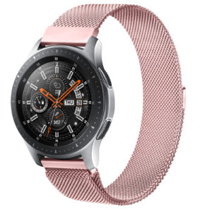 Металевий ремінець Milanese Loop для Samsung Galaxy Watch 3 45mm рожевий