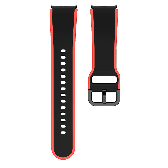 silikonovij-reminecz-double-line-dlya-samsung-galaxy-watch-4-5-chorno-chervonij-20mm-l-5
