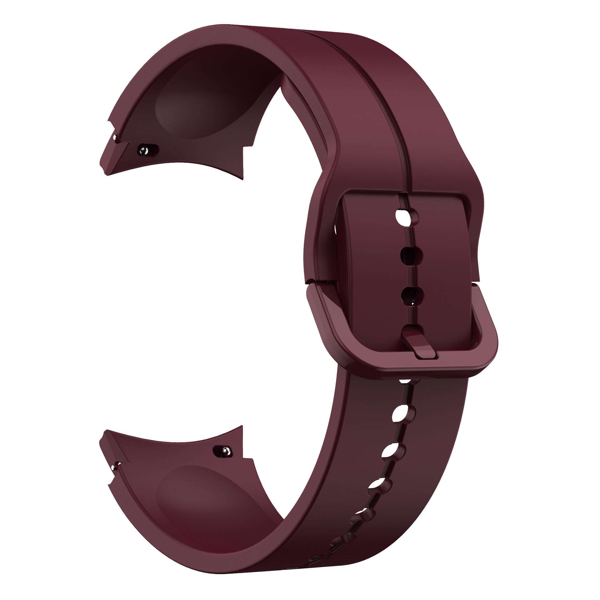 silikonovij-reminecz-five-classic-dlya-samsung-galaxy-watch-4-5-temno-chervonij-20mm-l-2