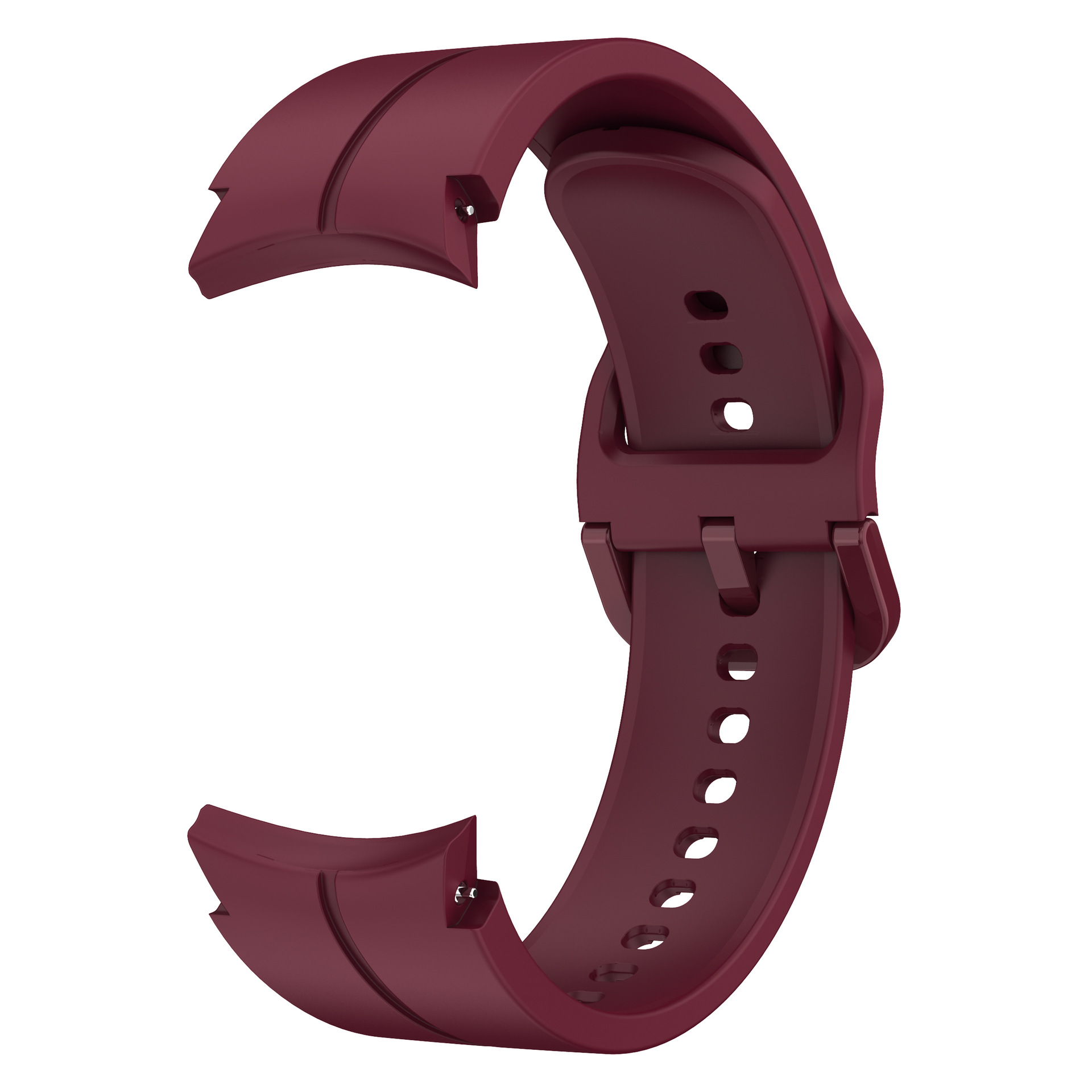 silikonovij-reminecz-five-classic-dlya-samsung-galaxy-watch-4-5-temno-chervonij-20mm-l-3