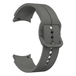 Силіконовий ремінець Five Classic для Samsung Galaxy Watch 4 / 5 / 6 темно-сірий 20mm L