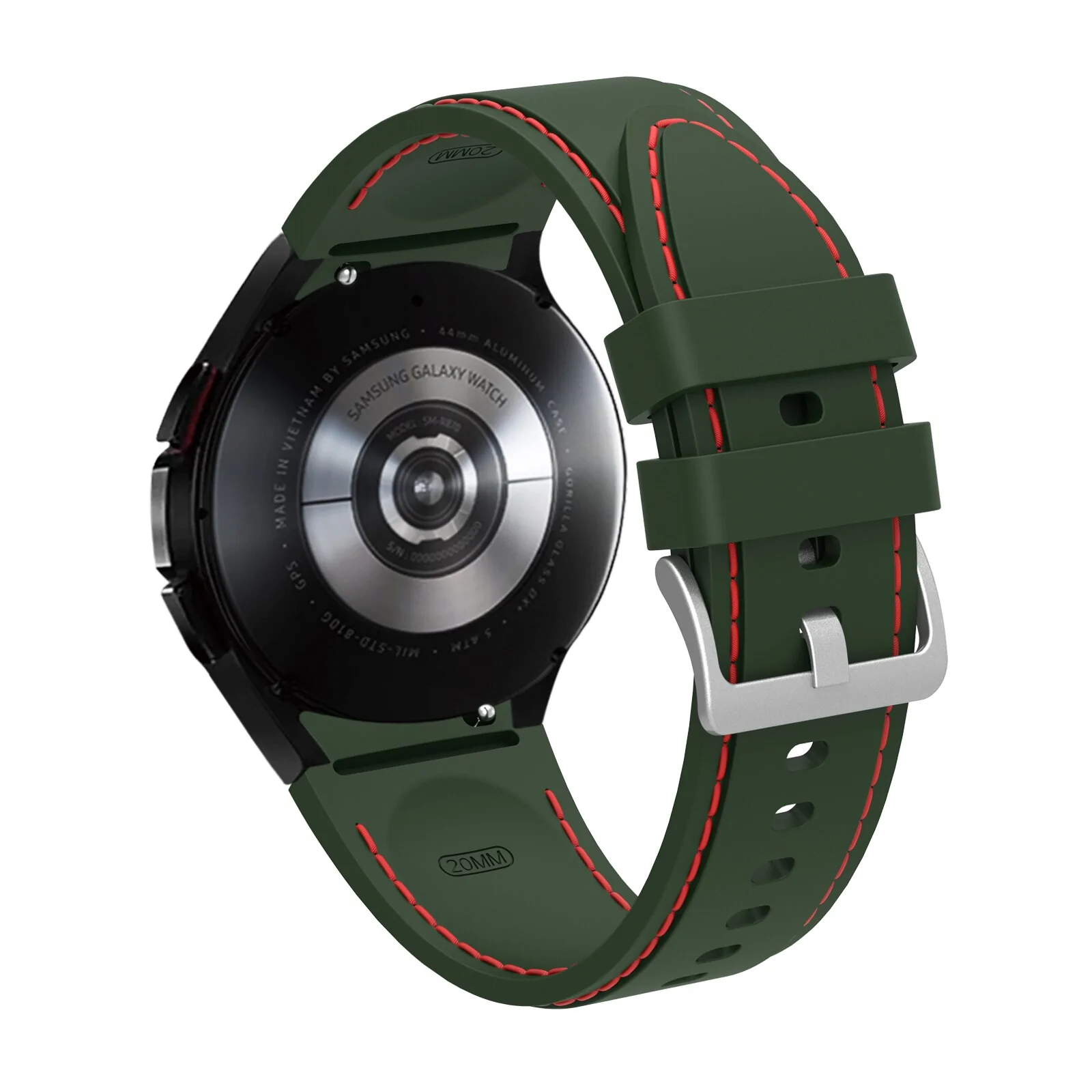 silikonovij-reminecz-galaxy-rline-dlya-samsung-galaxy-watch-4-5-zeleno-chervonij-20mm-l-4