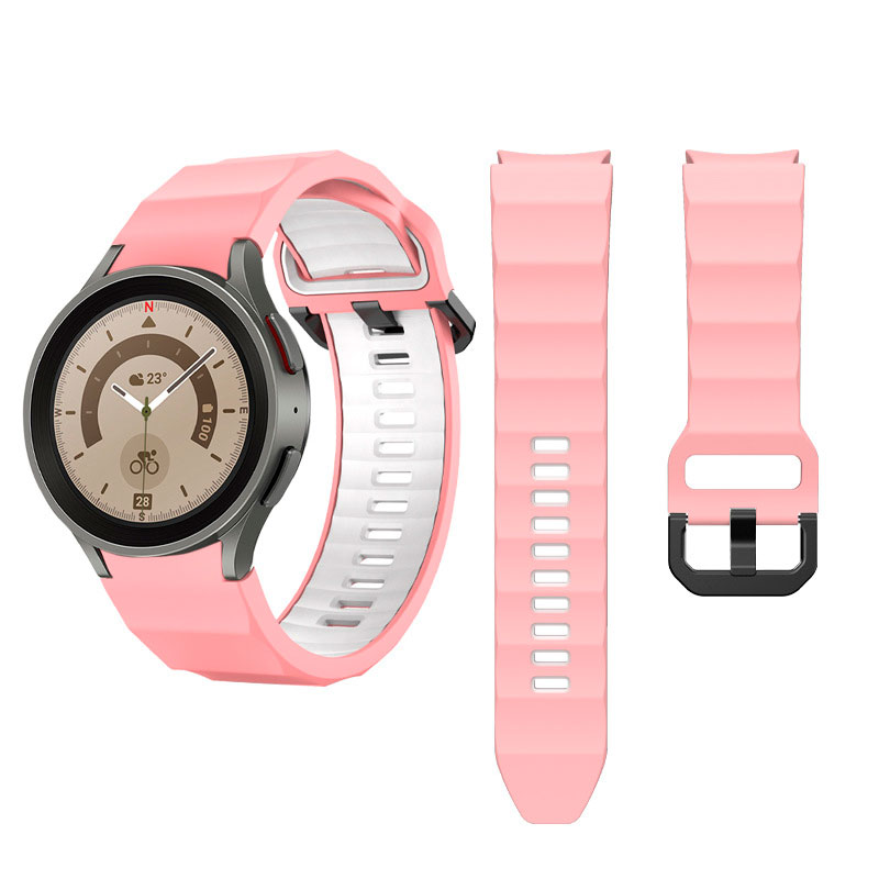 silikonovij-reminecz-ribbed-dlya-samsung-galaxy-watch-4-5-rozhevo-bilij-20mm-l-2