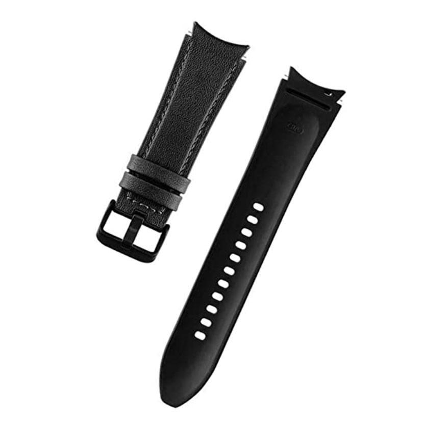 shkiryanij-reminecz-slick-dlya-samsung-galaxy-watch-4-5-korichnevo-chornij-20mm-3