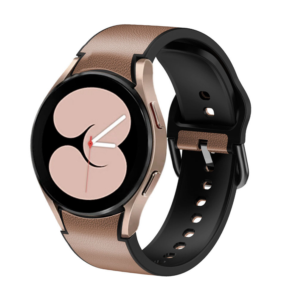 shkiryanij-reminecz-west-dlya-samsung-galaxy-watch-4-5-korichnevo-chornij-20mm-1
