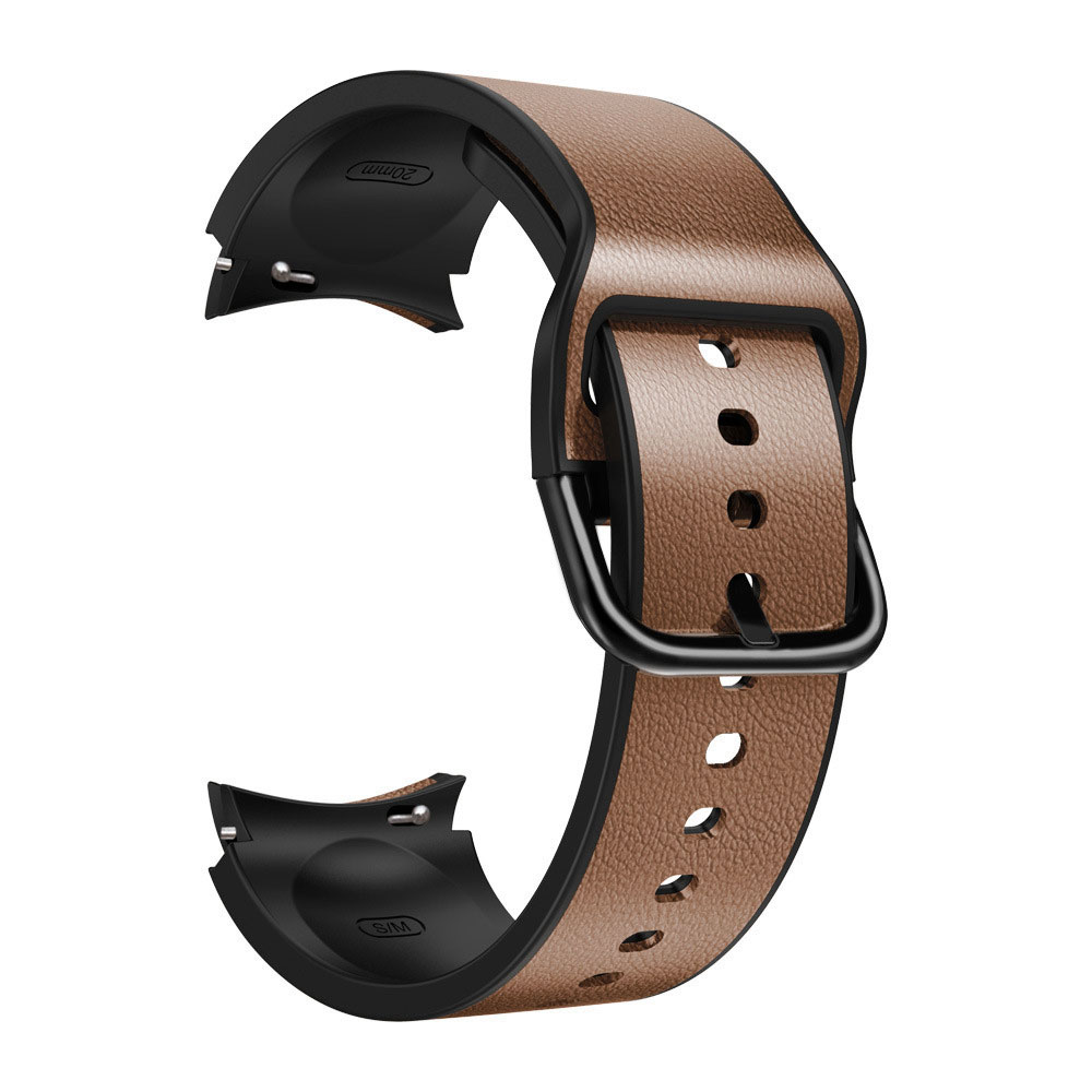 shkiryanij-reminecz-west-dlya-samsung-galaxy-watch-4-5-korichnevo-chornij-20mm-4