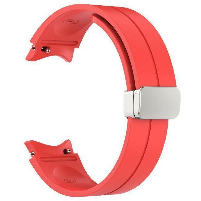 silikonovij-reminecz-cls-dlya-samsung-galaxy-watch-4-5-chervonij-20mm-2