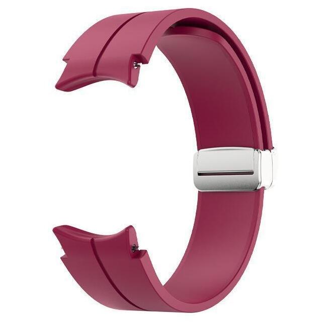 silikonovij-reminecz-cls-dlya-samsung-galaxy-watch-4-5-temno-chervonij-20mm-3