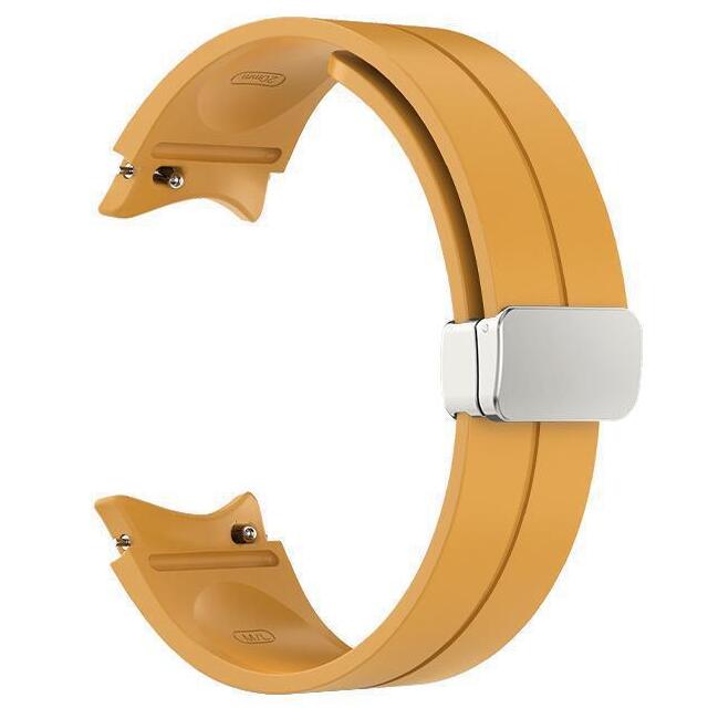 silikonovij-reminecz-cls-dlya-samsung-galaxy-watch-4-5-zhovto-girchichnij-20mm-2