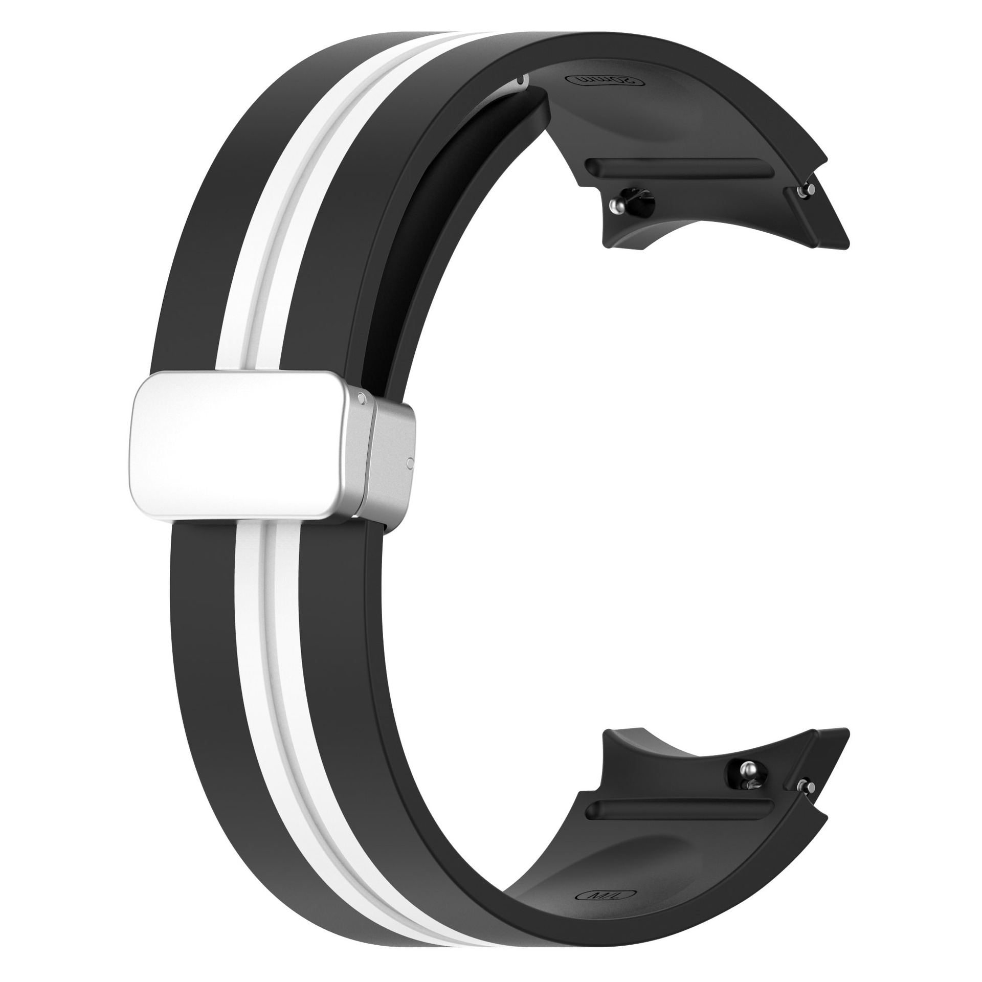 silikonovij-reminecz-cls-line-dlya-samsung-galaxy-watch-4-5-chorno-bilij-20mm-3