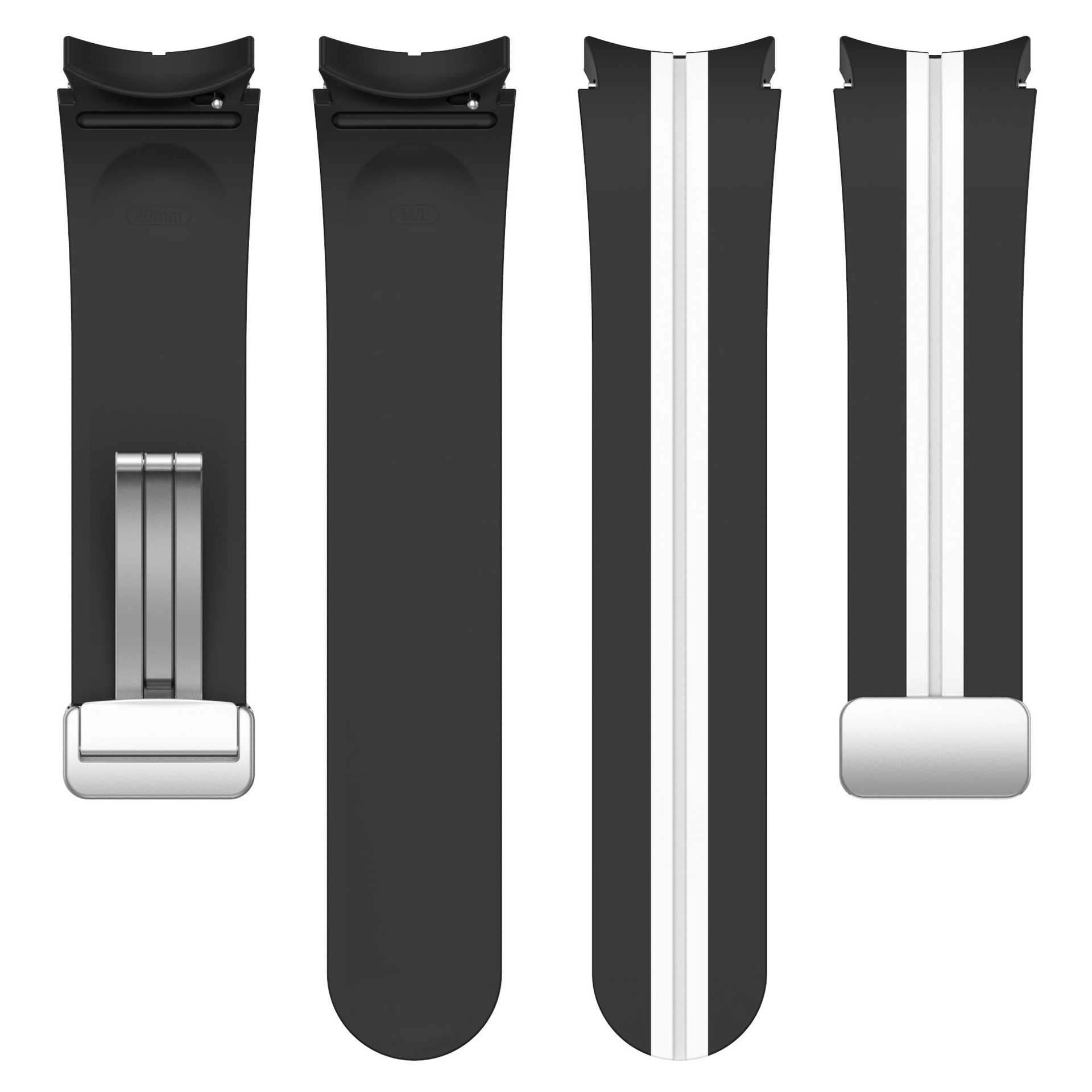 silikonovij-reminecz-cls-line-dlya-samsung-galaxy-watch-4-5-chorno-bilij-20mm-5