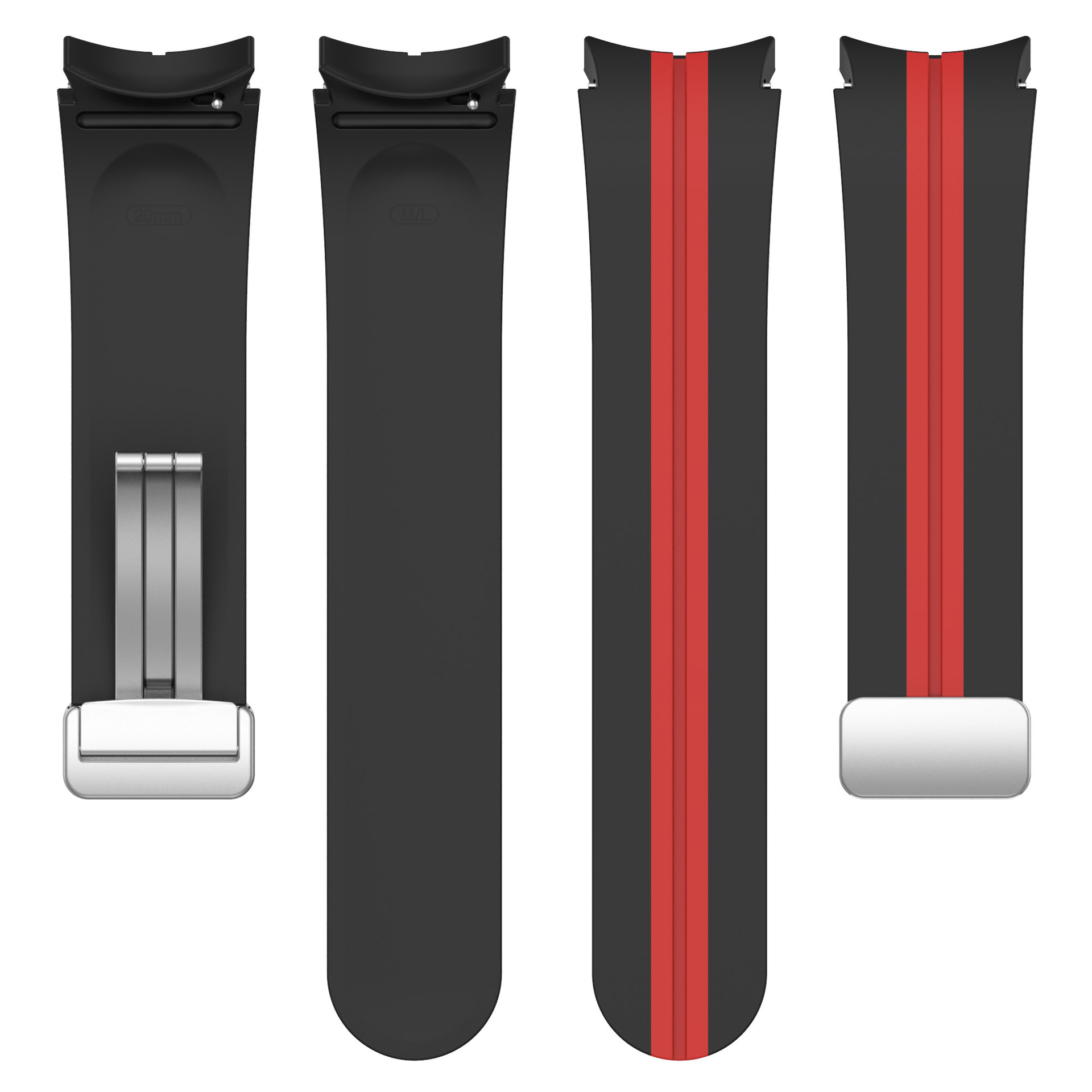 silikonovij-reminecz-cls-line-dlya-samsung-galaxy-watch-4-5-chorno-chervonij-20mm-5