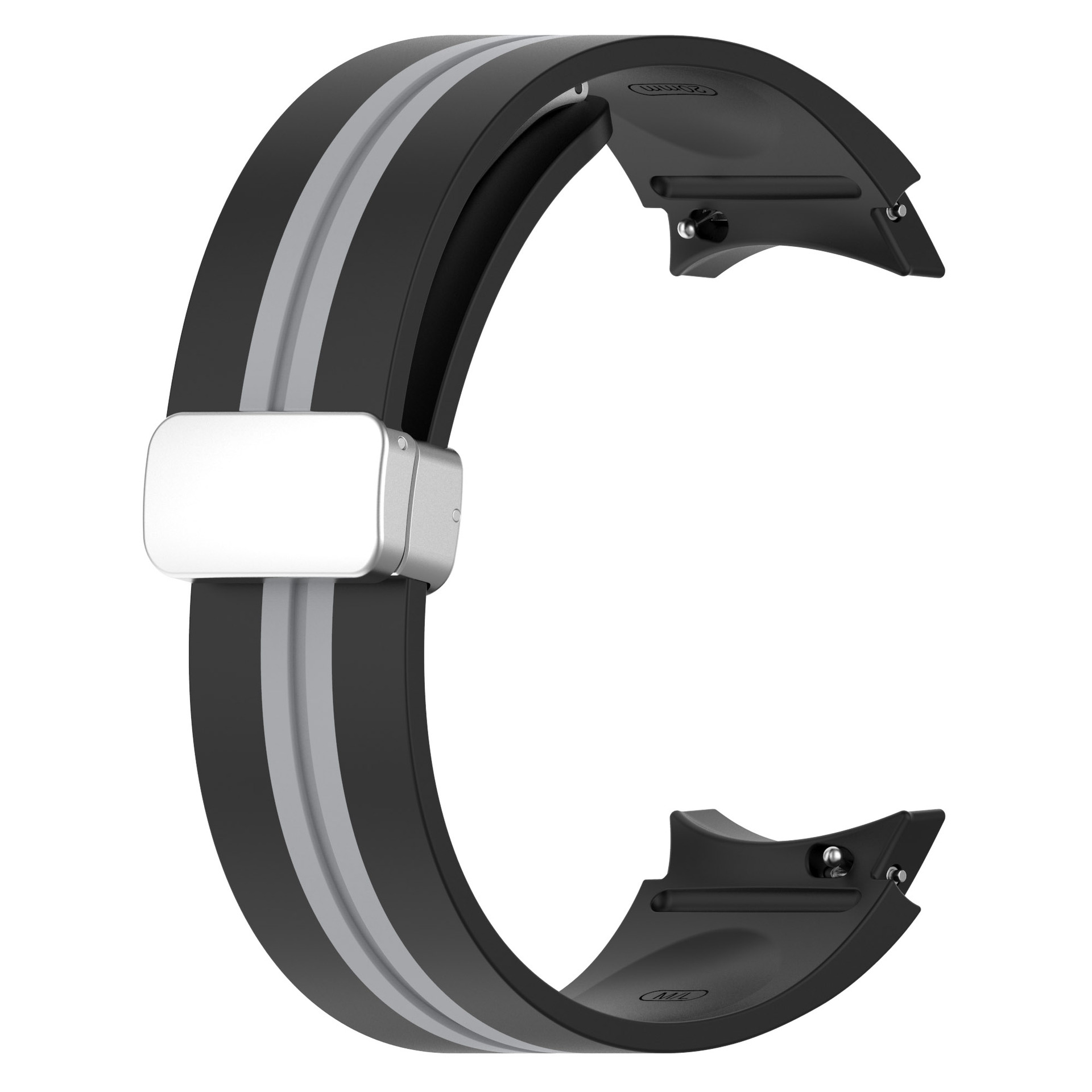 silikonovij-reminecz-cls-line-dlya-samsung-galaxy-watch-4-5-chorno-sirij-20mm-4