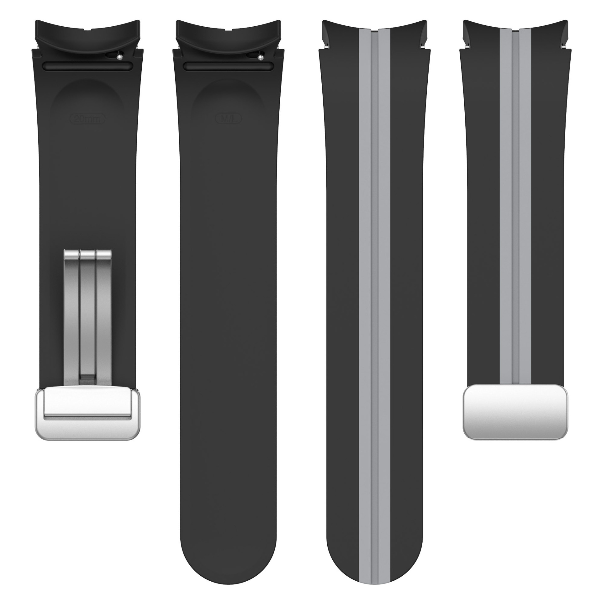 silikonovij-reminecz-cls-line-dlya-samsung-galaxy-watch-4-5-chorno-sirij-20mm-5