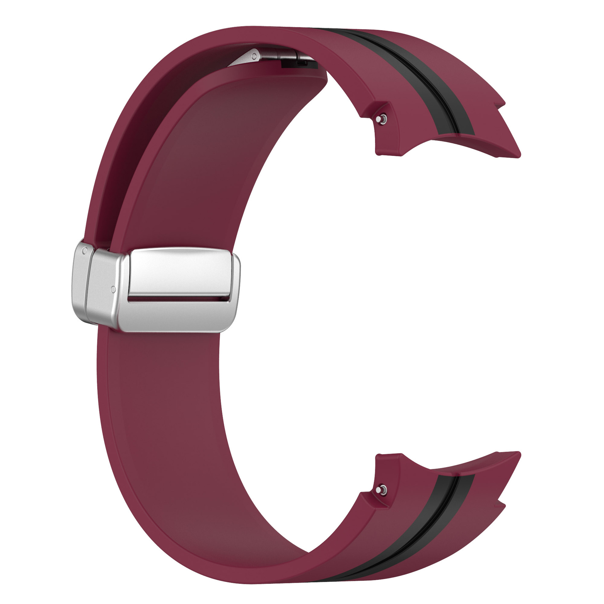 silikonovij-reminecz-cls-line-dlya-samsung-galaxy-watch-4-5-temno-chervono-chornij-20mm-4