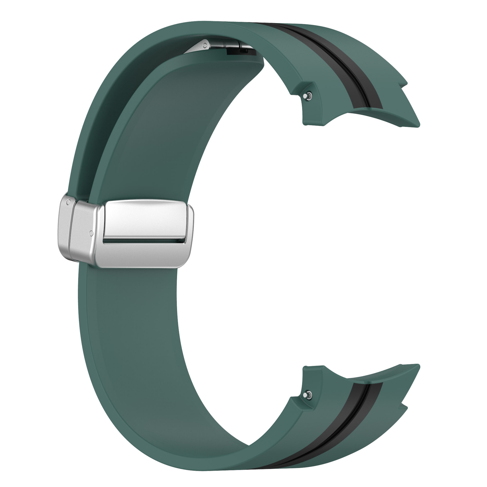 silikonovij-reminecz-cls-line-dlya-samsung-galaxy-watch-4-5-temno-zeleno-chornij-20mm-4