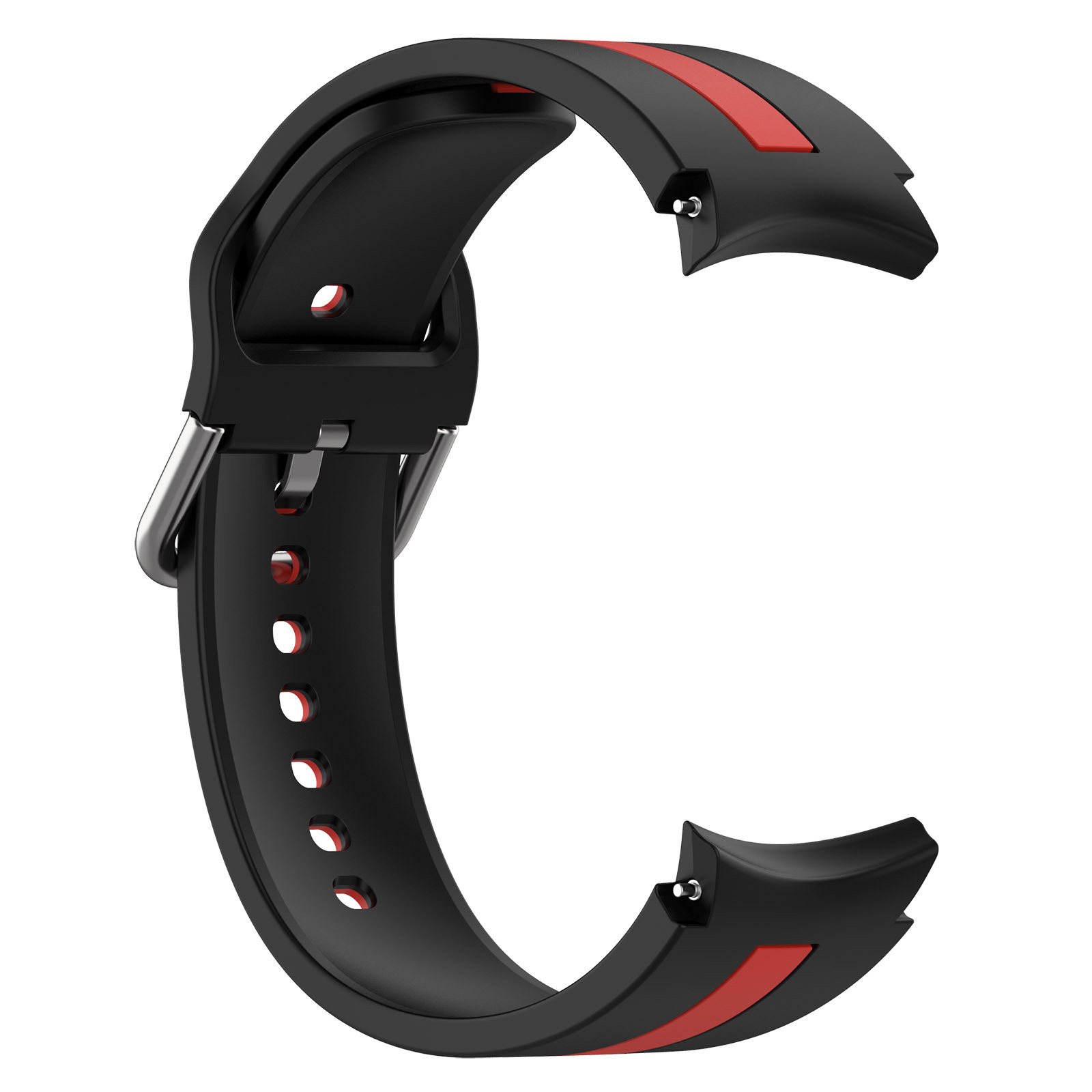 silikonovij-reminecz-d2-dlya-samsung-galaxy-watch-4-5-chorno-chervonij-20mm-4