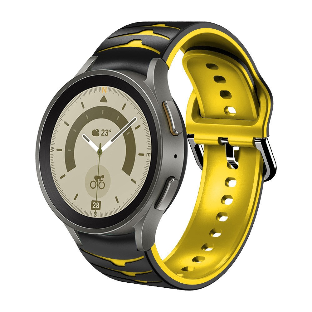 silikonovij-reminecz-scales-dlya-samsung-galaxy-watch-4-5-chorno-zhovtij-20mm-1