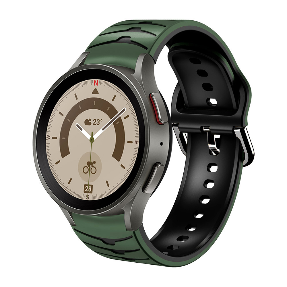silikonovij-reminecz-scales-dlya-samsung-galaxy-watch-4-5-zeleno-chornij-20mm-1