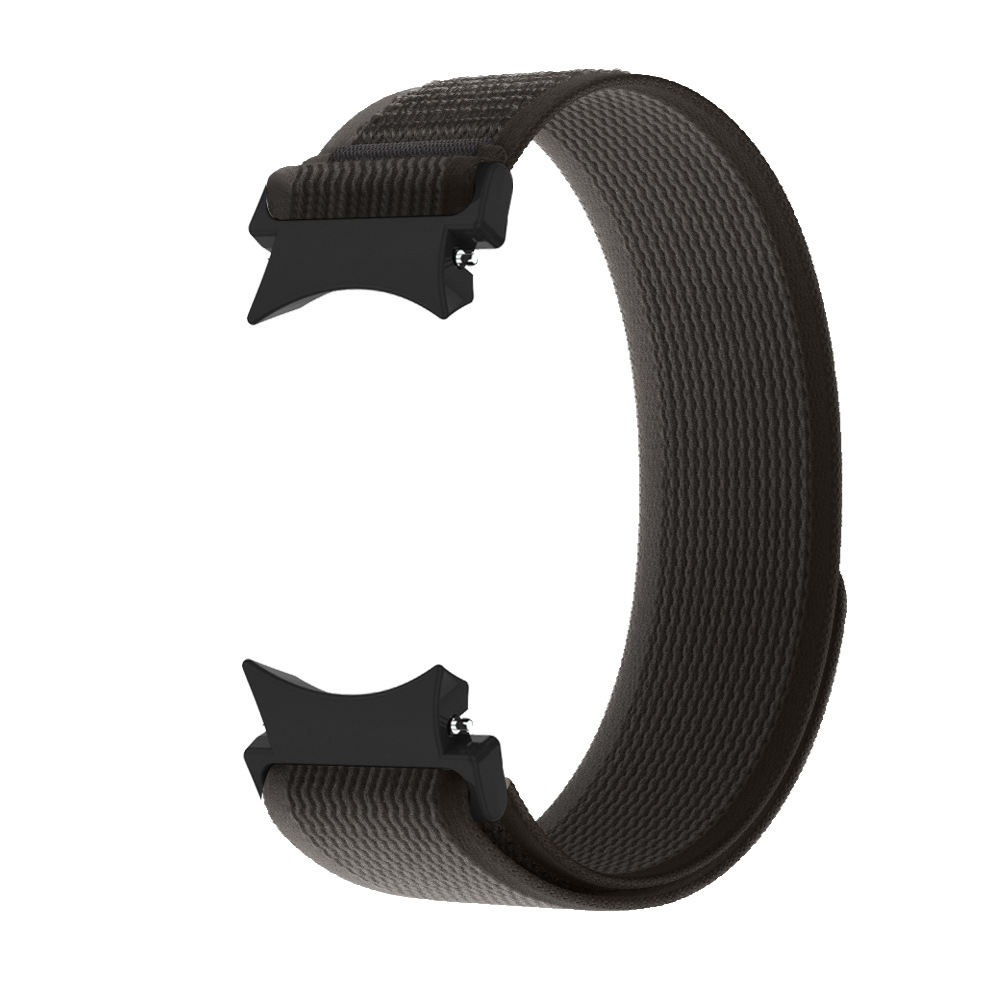 nejlonovij-reminecz-cloth-dlya-samsung-galaxy-watch-4-5-chorno-rozhevij-20mm-2