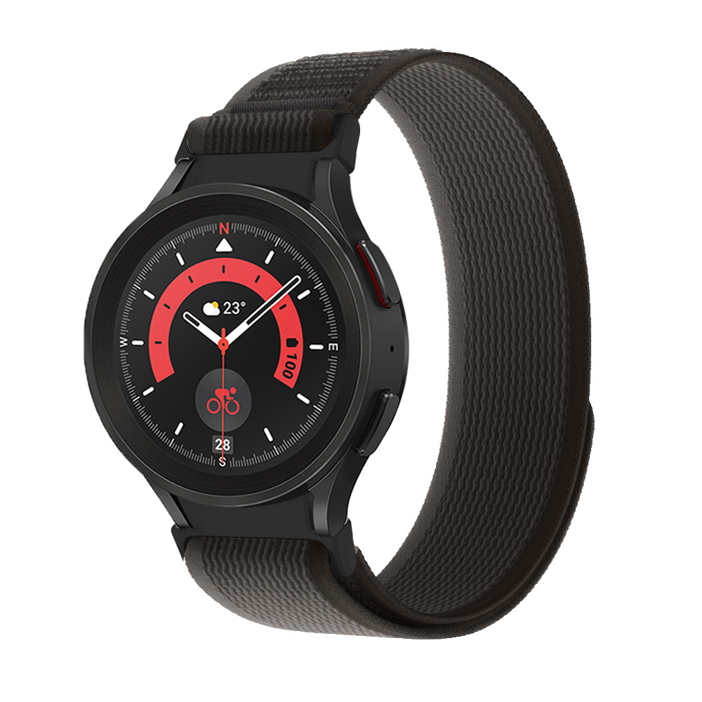 nejlonovij-reminecz-cloth-dlya-samsung-galaxy-watch-4-5-chorno-rozhevij-20mm-3