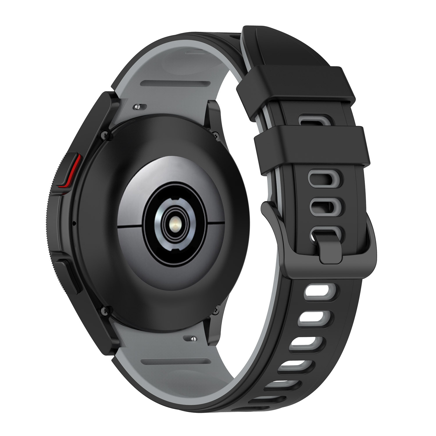silikonovij-reminecz-ricco-dlya-samsung-galaxy-watch-4-5-chorno-sirij-20mm-2