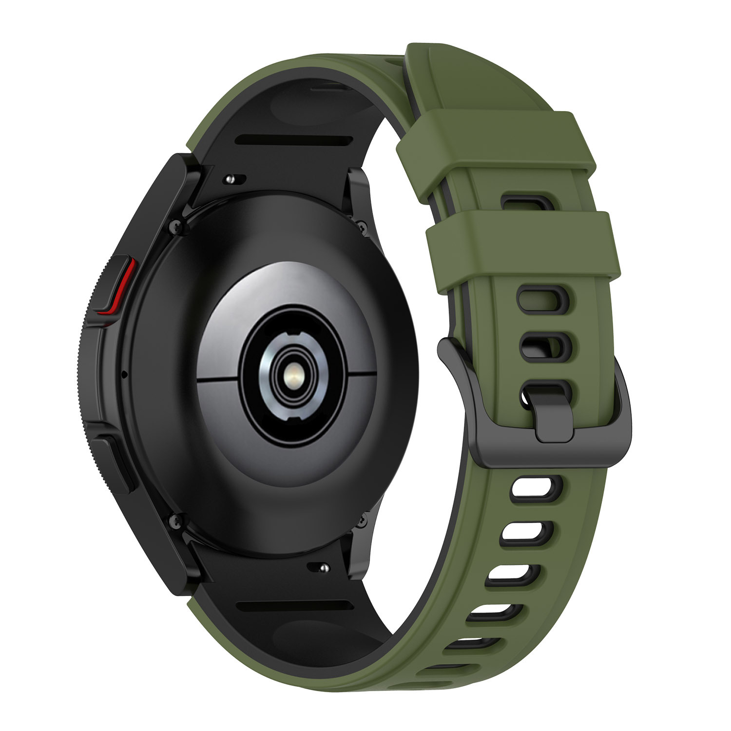 silikonovij-reminecz-ricco-dlya-samsung-galaxy-watch-4-5-zeleno-chornij-20mm-2