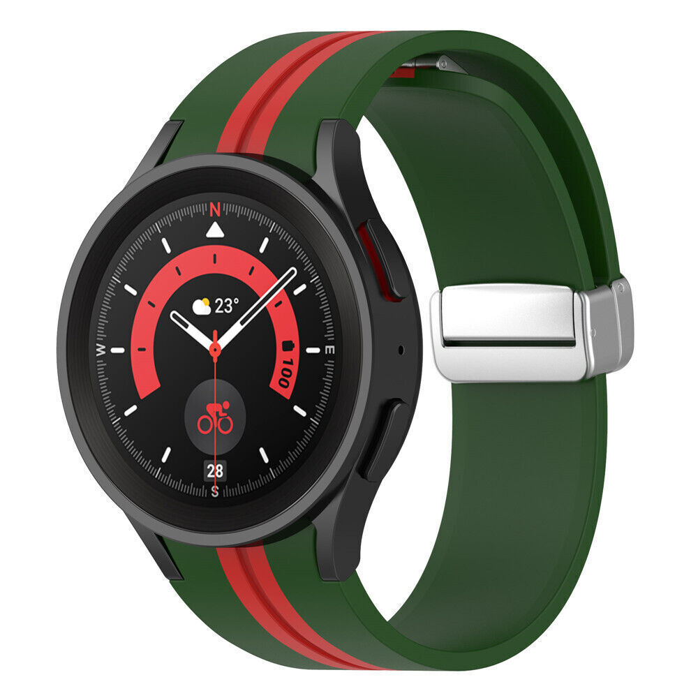 silikonovij-reminecz-cls-line-dlya-samsung-galaxy-watch-4-5-zeleno-chervonij-20mm-1