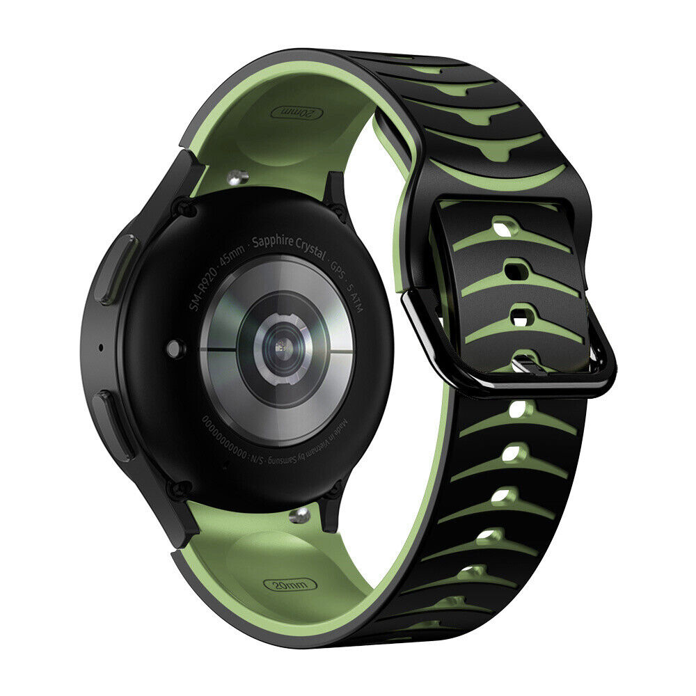 silikonovij-reminecz-scales-dlya-samsung-galaxy-watch-4-5-chorno-zelenij-20mm-2