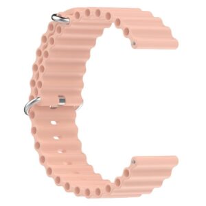 Силіконовий ремінець Hump для Samsung Galaxy Watch Active (1,2) / Samsung Galaxy Watch 42mm рожевий 20mm
