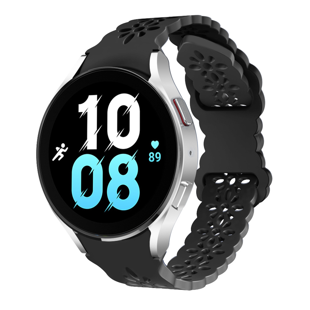 sylikonovyj-reminecz-flower-five-dlya-samsung-galaxy-watch-4-5-chornyj-20mm-1